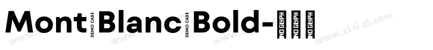 Mont Blanc Bold字体转换